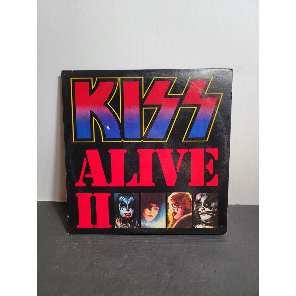 Kiss Alive II Double Vinyl Record Album NBLP-7076 1979 Rock 12" LP